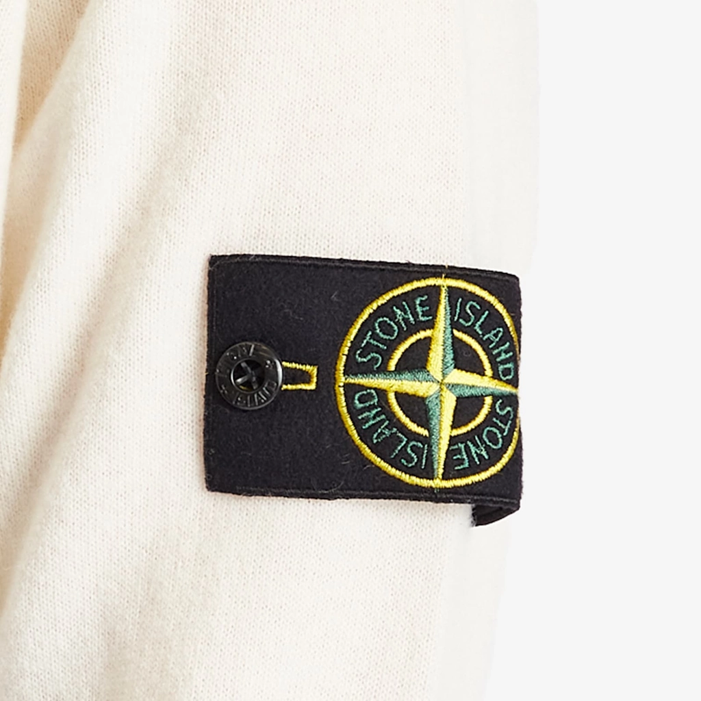 Stone Island Men's Geelong Wool Crew Neck Jumper Ivory